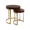 Alpine Walnut Wood Nesting Tables