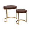 Alpine Walnut Wood Nesting Tables