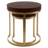 Alpine Walnut Wood Nesting Tables