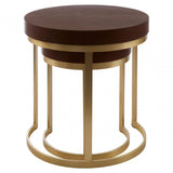 Alpine Walnut Wood Nesting Tables