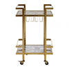 Luna Gold Finish Drinks Trolley