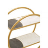 Vero Brass Finished 2 Tier Unit