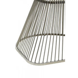 Vero Black &amp; Silver Velvet Chair