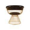 Vero Black Velvet &amp; Gold Finish Chair