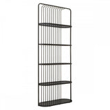 Vero Five Tier Black Shelf Unit