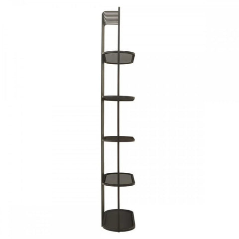 Vero Five Tier Black Shelf Unit