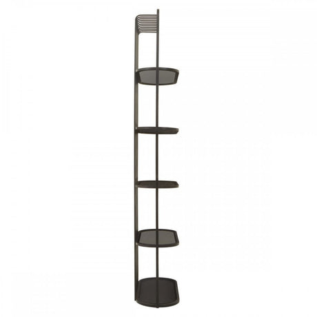 Vero Five Tier Black Shelf Unit