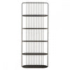 Vero Five Tier Black Shelf Unit