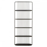 Vero Five Tier Black Shelf Unit