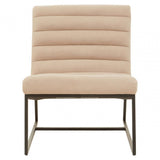 Vero Ivory Velvet Cocktail Chair