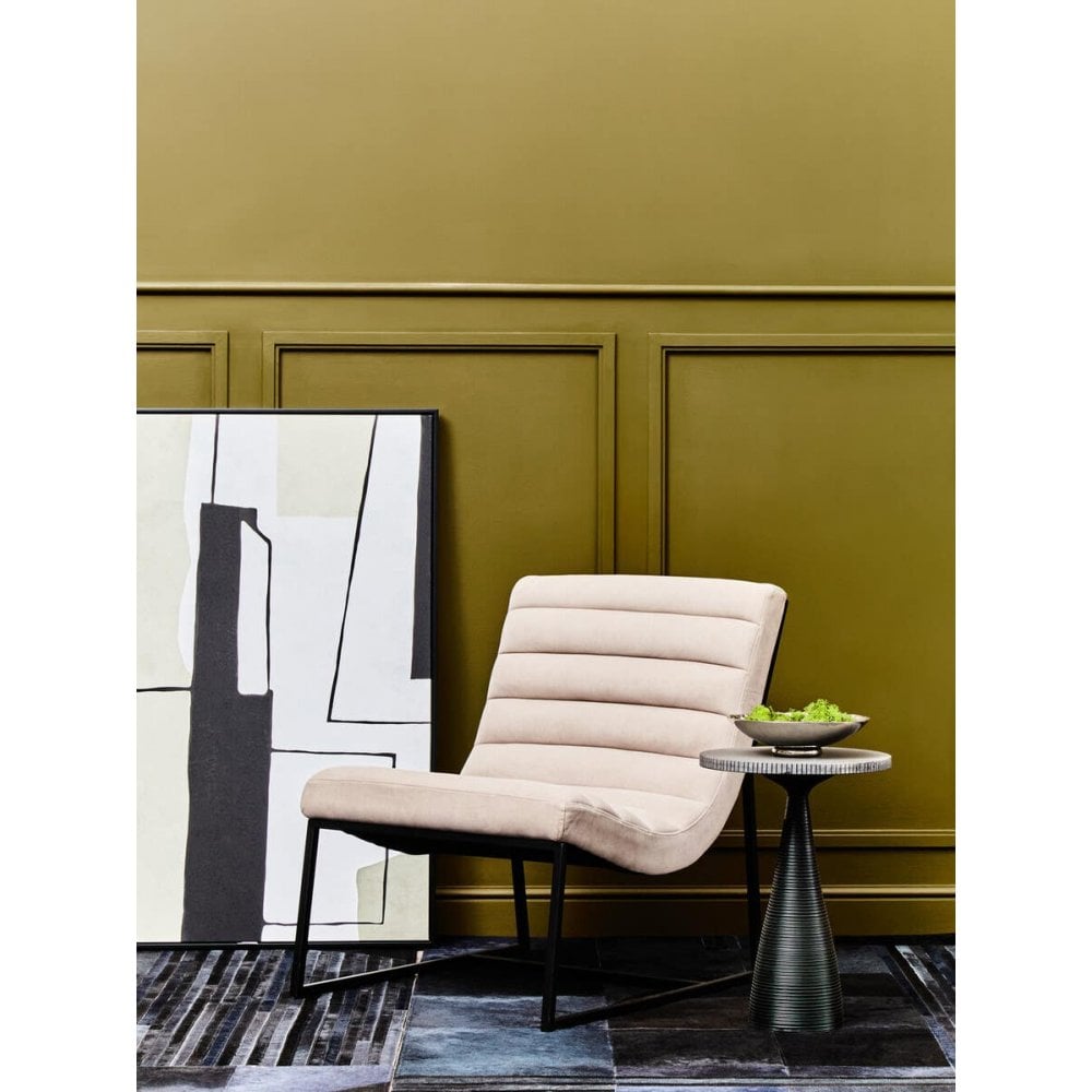 Vero Ivory Velvet Cocktail Chair