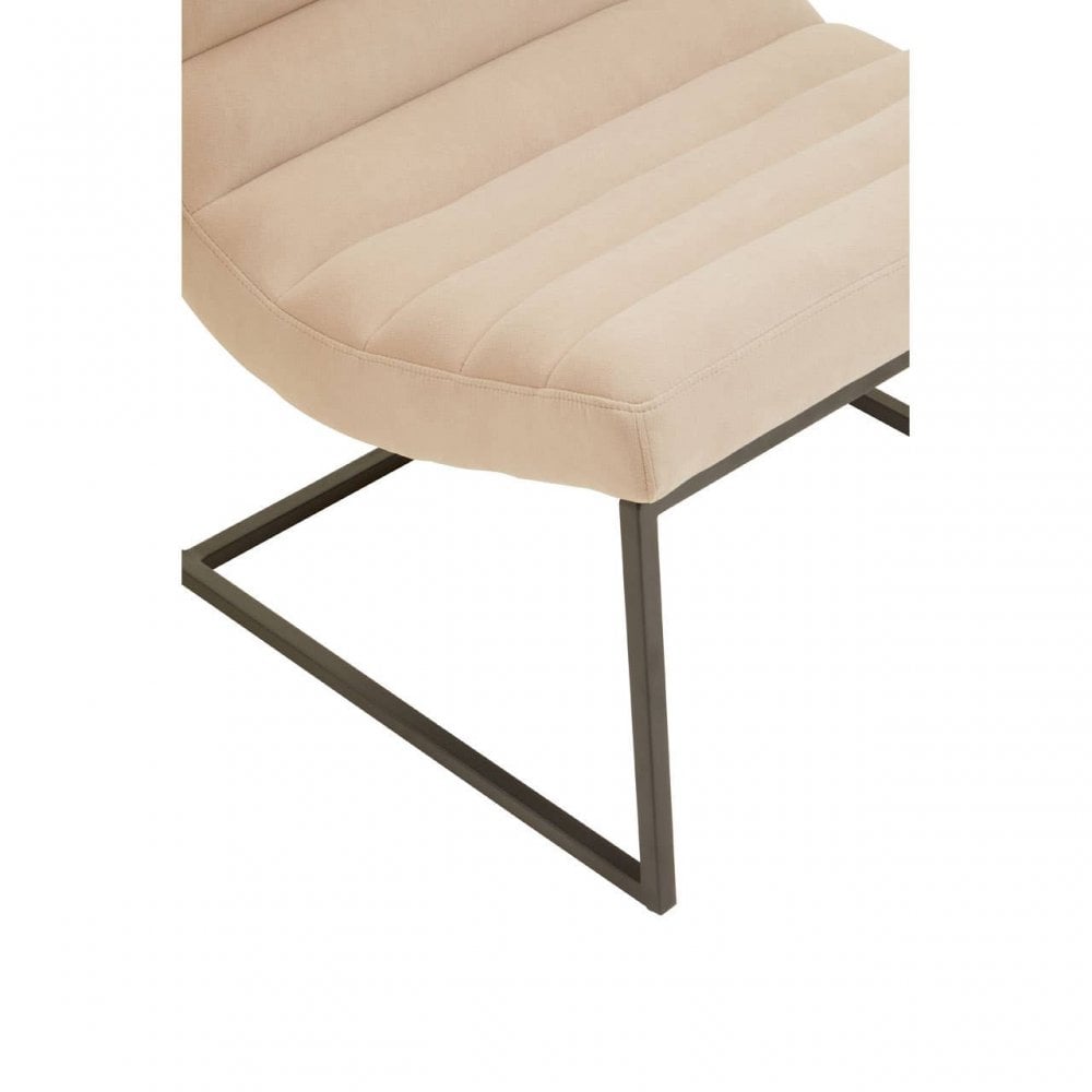 Vero Ivory Velvet Cocktail Chair