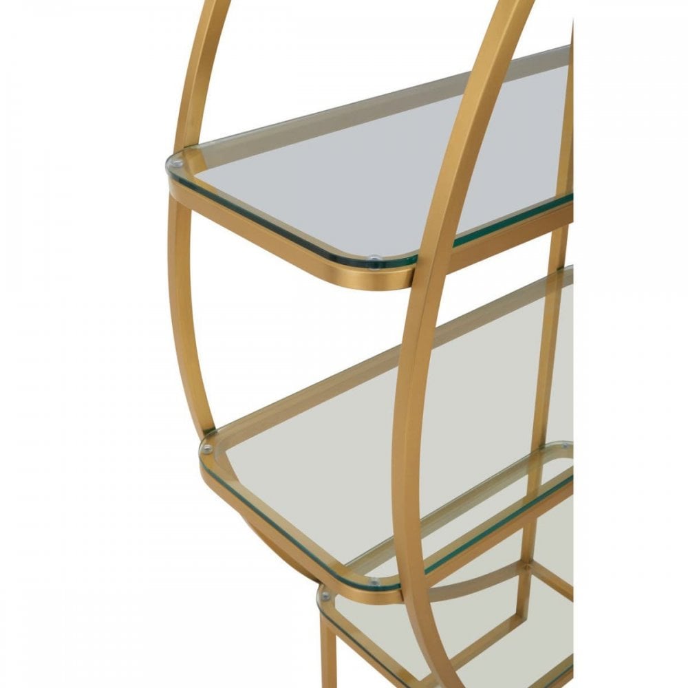 Vero Left Half Moon Shelf Unit