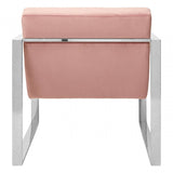 Vero Pink Velvet Cocktail Chair