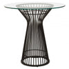 Vero Round Matte Black Dining Table