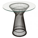 Vero Round Matte Black Dining Table