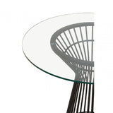 Vero Round Matte Black Dining Table