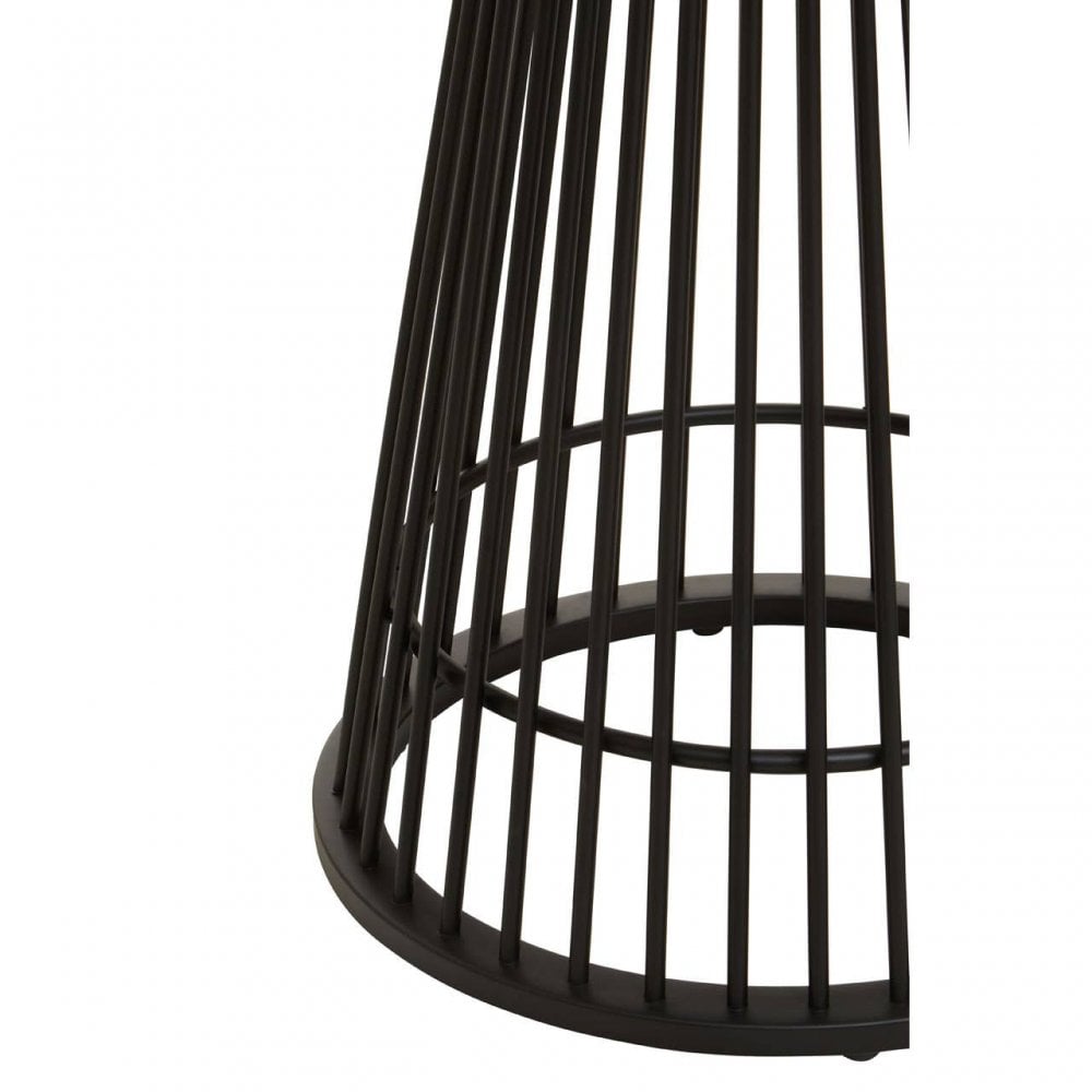 Vero Round Matte Black Dining Table
