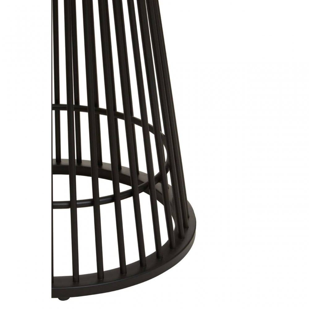 Vero Round Matte Black Dining Table