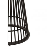 Vero Round Matte Black Dining Table