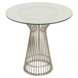 Vero Round Silver Dining Table