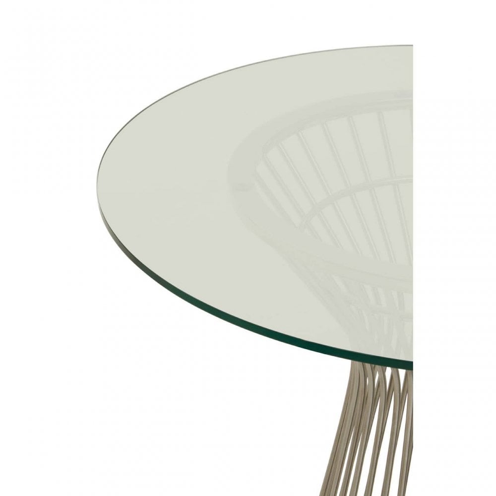 Vero Round Silver Dining Table