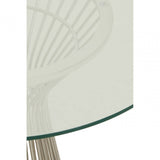 Vero Round Silver Dining Table