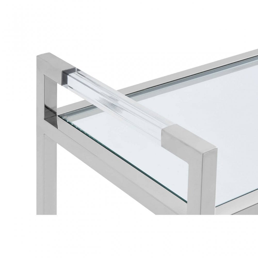 Vero Tempered Glass Console Table