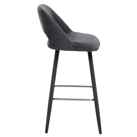 Ashton Velvet Bar Chair