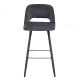 Ashton Velvet Bar Chair