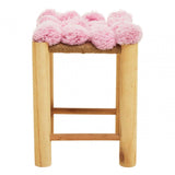 Springdale Pink Pom Pom Stool