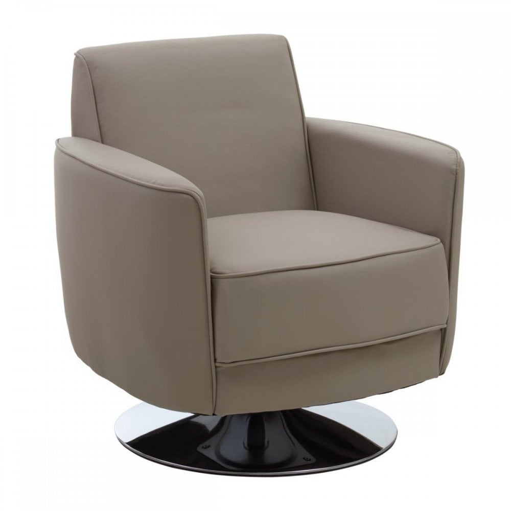 Kingsley Mink Leather Effect Chair