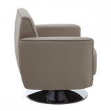 Kingsley Mink Leather Effect Chair