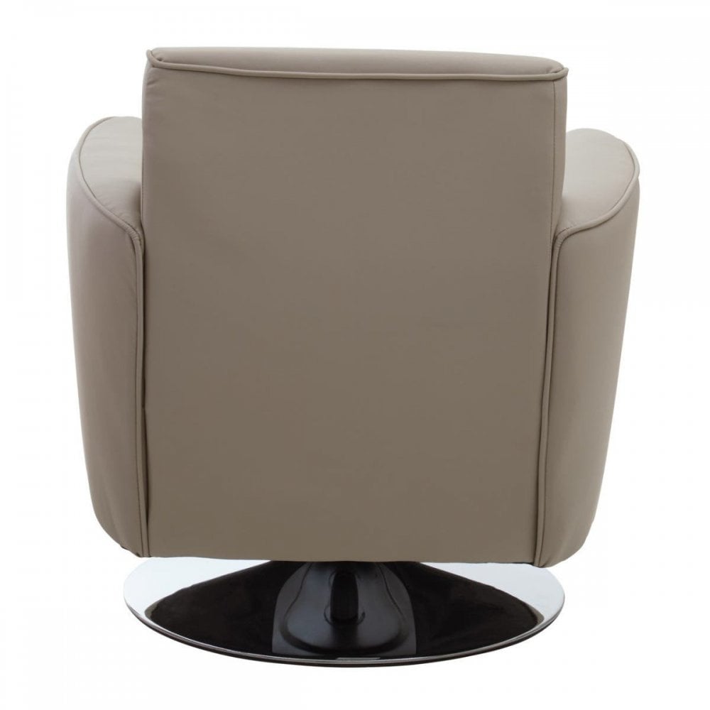 Kingsley Mink Leather Effect Chair