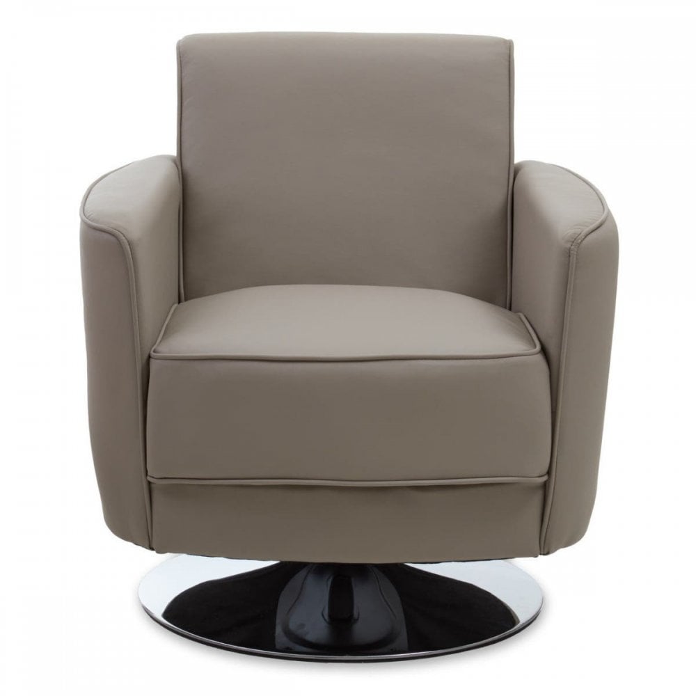 Kingsley Mink Leather Effect Chair