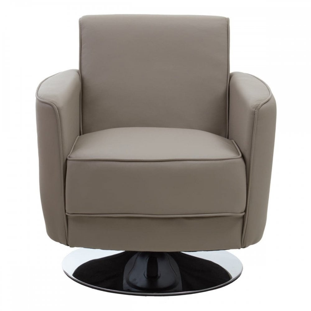 Kingsley Mink Leather Effect Chair