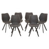 Hudson Round Grey Dining Set