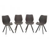 Hudson Round Grey Dining Set
