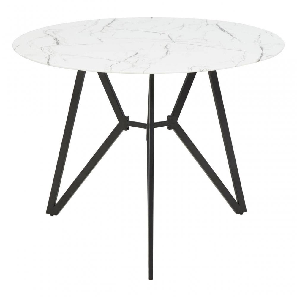 Hudson Round Grey Dining Set