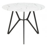 Hudson Round Grey Dining Set