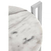 Cibelle Chrome Marble Side Table
