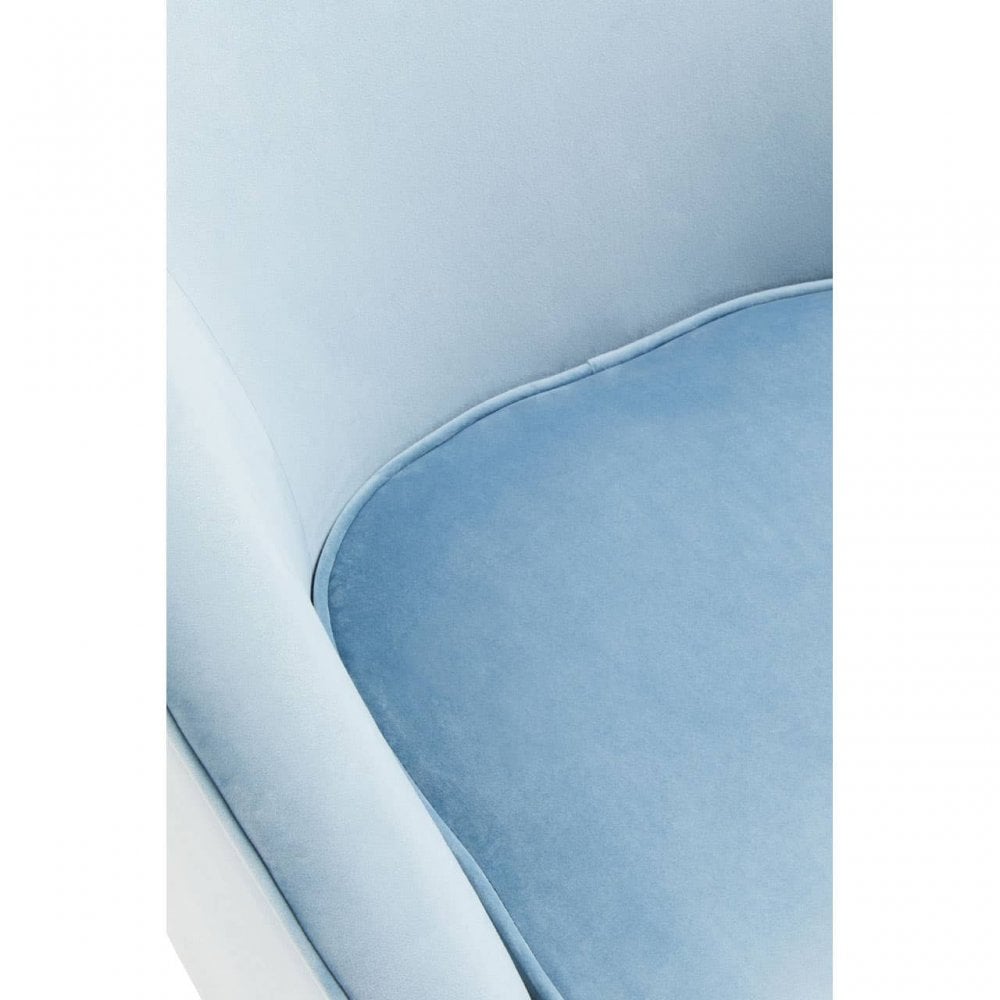 Charlotte Aqua Blue Velvet Armchair