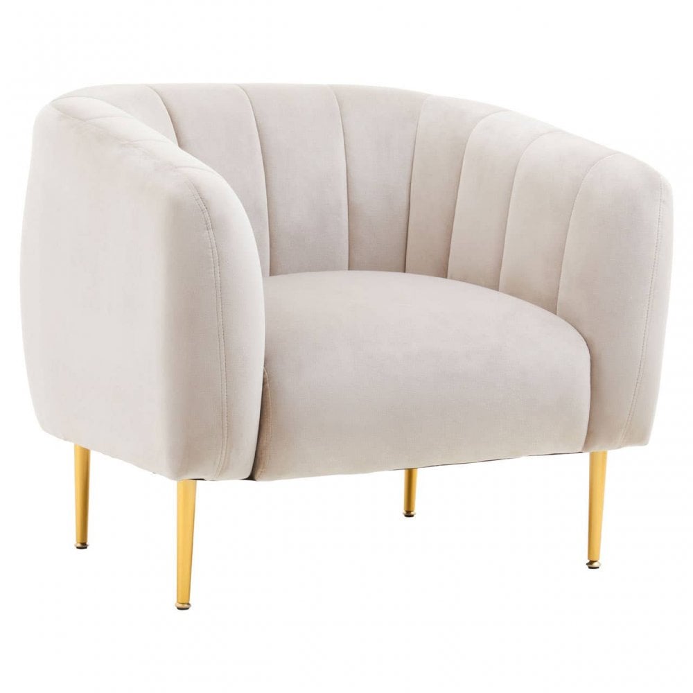 Charlotte Silver Grey Velvet Armchair