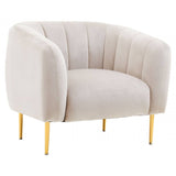Charlotte Silver Grey Velvet Armchair