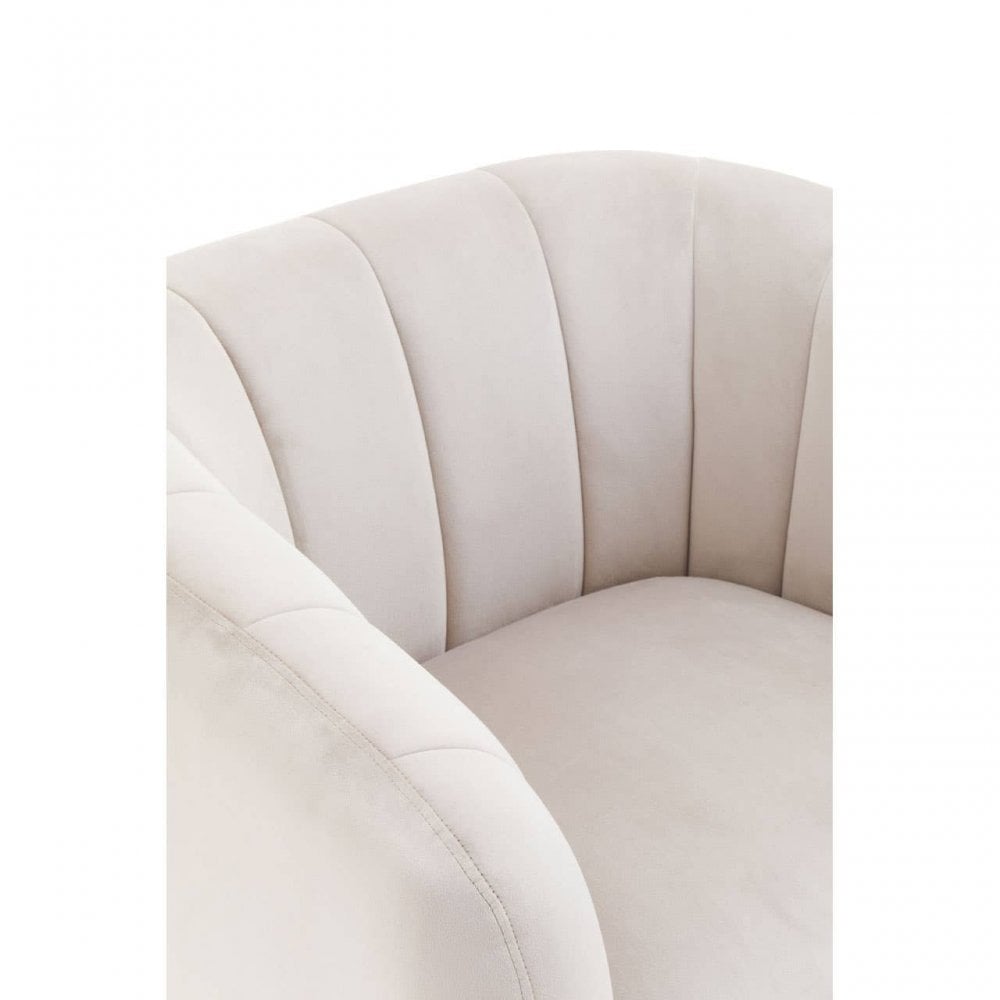 Charlotte Silver Grey Velvet Armchair