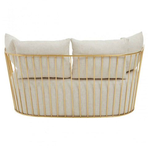 Flora Two Seat Fabric Sofa