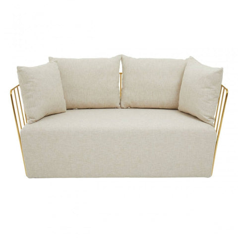Flora Two Seat Fabric Sofa