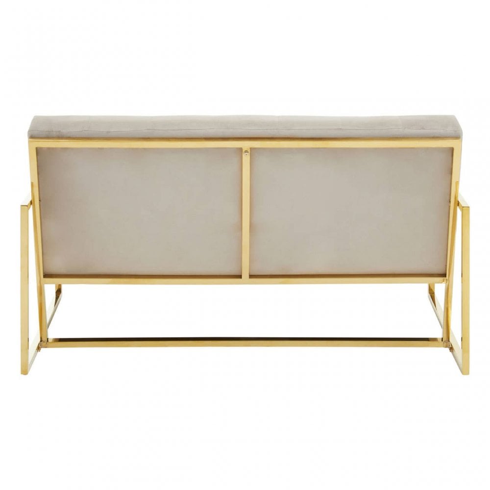 Flora Two Seat Velvet Sofa