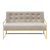 Flora Two Seat Velvet Sofa