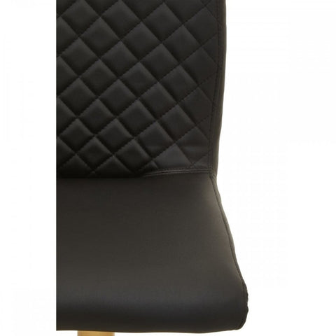 Elara Black And Gold Bar Stool
